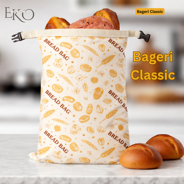 Bio-Bienenwachs-Brotbeutel – 100 % Baumwolle