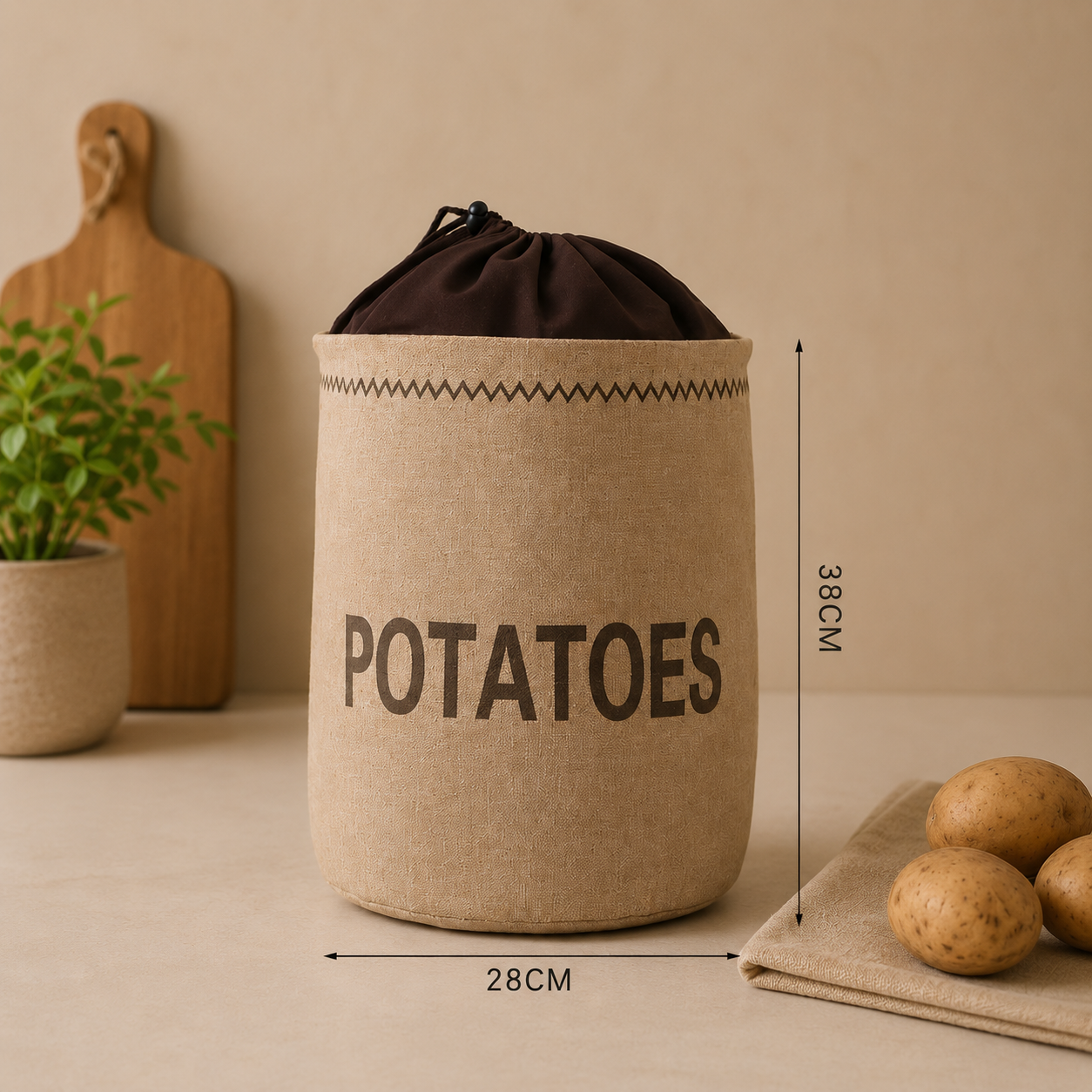 EkoHem FreshBag™ – Natürliche Aufbewahrungsbeutel – 3er-Pack