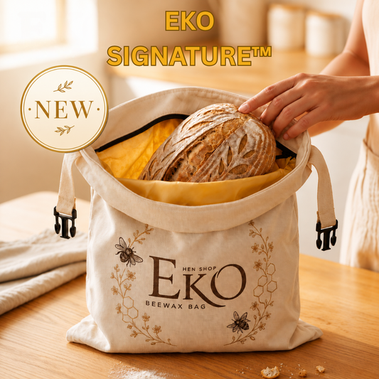 Bio-Bienenwachs-Brotbeutel – 100 % Baumwolle