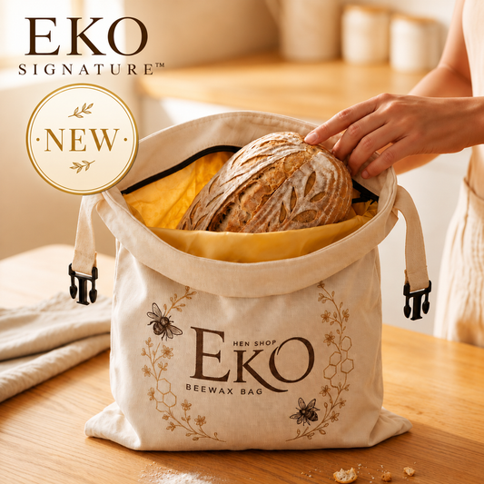 Bio-Bienenwachs-Brotbeutel – 100 % Baumwolle